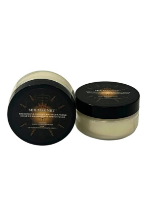 leather pheromone massage candle 1.7oz