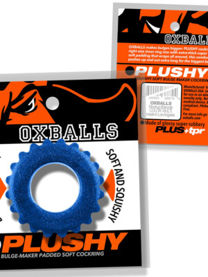 plushy single ring blue fire