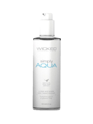 simply aqua fragrance free lubricant 4 fl. oz.