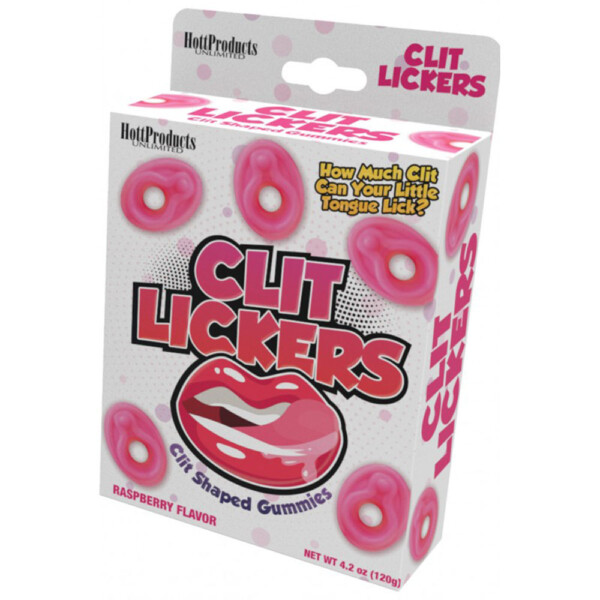 clit lickers gummies raspberry flavors 4.2oz clit lickers gummies raspberry flavors 4.2oz