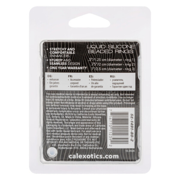 alpha liquid silicone beaded rings alpha liquid silicone beaded rings