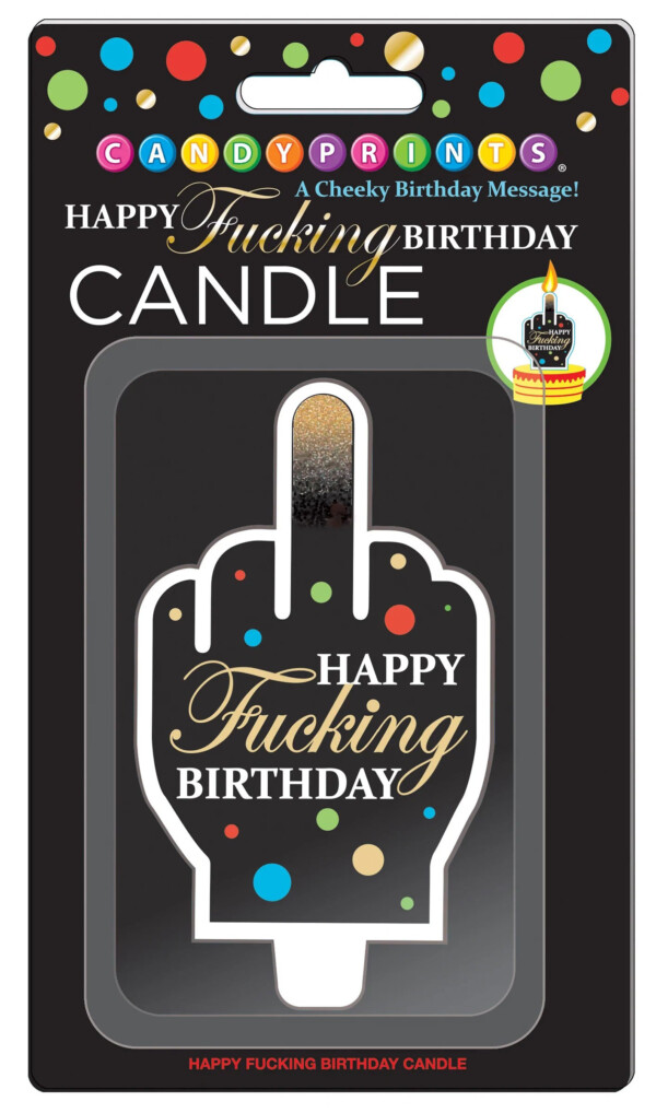 happy fucking birthday candle