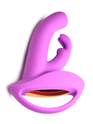 10x come hither rocket silicone vibrator purple