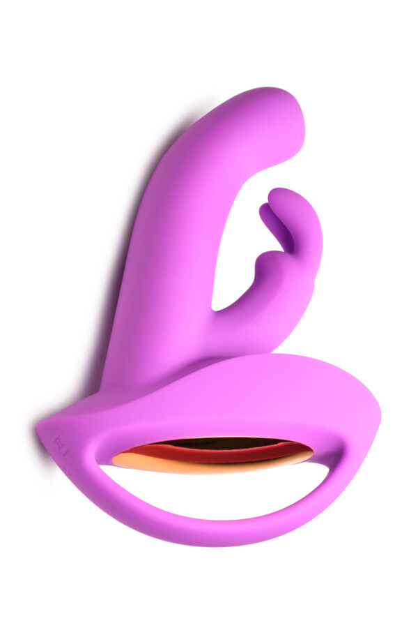 10x come hither rocket silicone vibrator purple