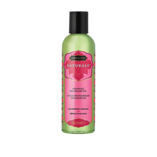 naturals massage oil strawberry dreams 2 fl oz (59 ml)
