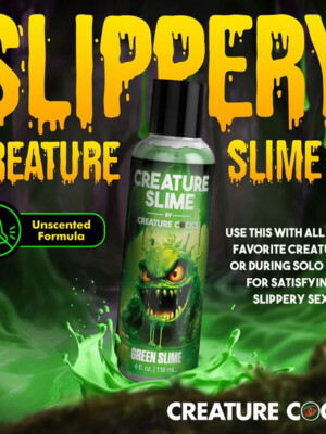4oz creature slime green slime water based lubricant 4oz creature slime green slime water based lubricant