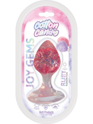 cotton candy joy gems ruby butt plug