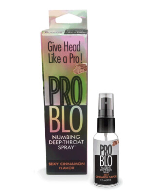 problo numbing deep throat spray sexy cinnamon 1 fl. oz.