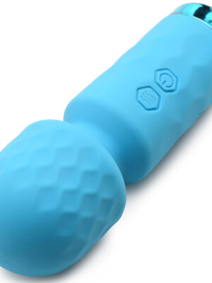 10x mini silicone wand blue 10x mini silicone wand blue