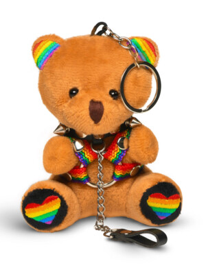 pride bear keychain