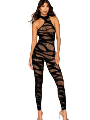 bodystocking one size black