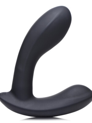 e stim and vibrating prostate massager black e stim and vibrating prostate massager black