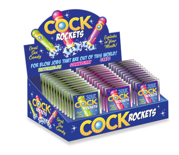 cock rockets display of 36 cock rockets display of 36
