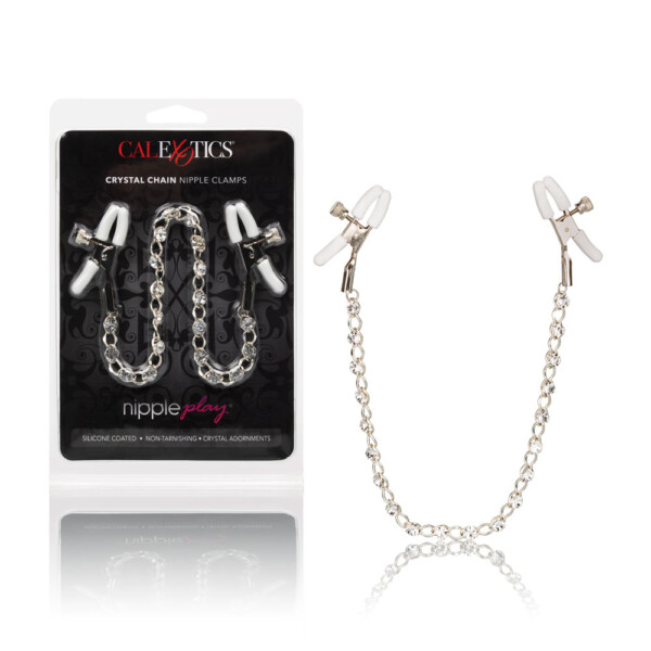 nipple play crystal chain nipple clamps