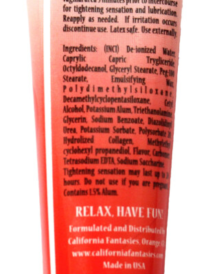 snuggels lubricating shrink cream cherry 0.42 oz. tube each snuggels lubricating shrink cream cherry 0.42 oz. tube each