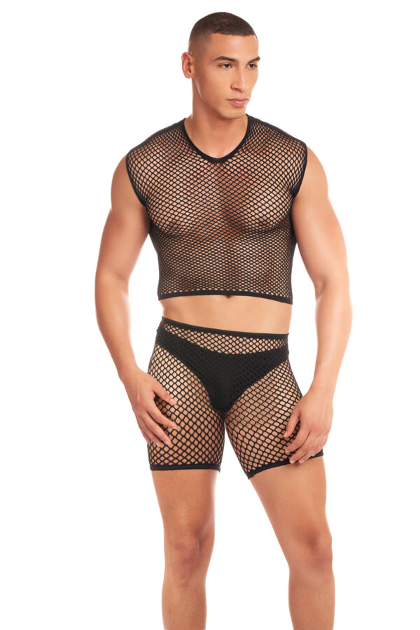 net bula 3pc set small/medium black net bula 3pc set small/medium black