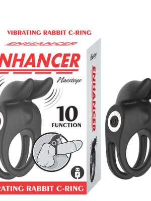 enhancer vibrating rabbit c ring black