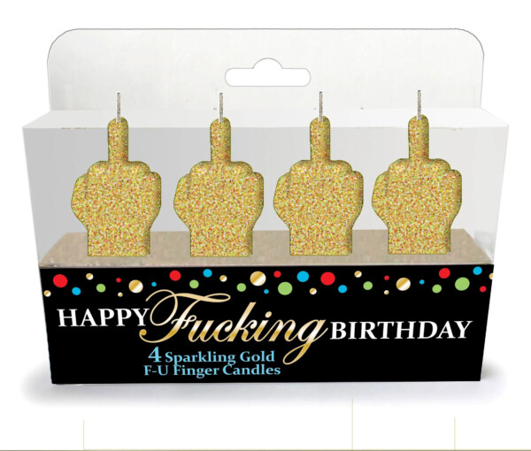 happy fucking birthday candle set