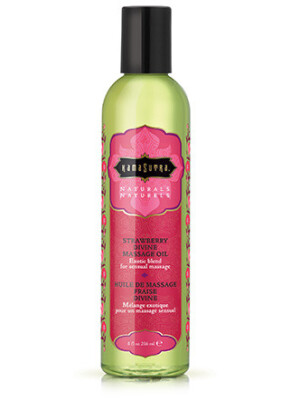 naturals massage oil strawberry divine 8 fl oz
