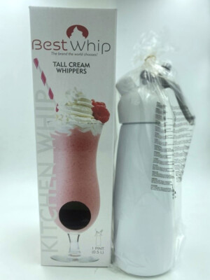 tall cream whipper 1 pint white tall cream whipper 1 pint white