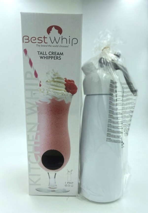 tall cream whipper 1 pint white tall cream whipper 1 pint white