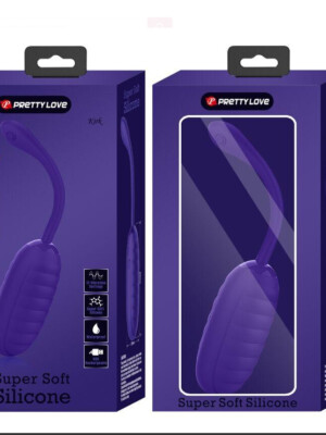 kirk rechargeable vibrating egg purple