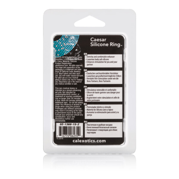 caesar silicone ring black