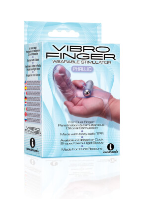 vibro finger wearable stimulator purple