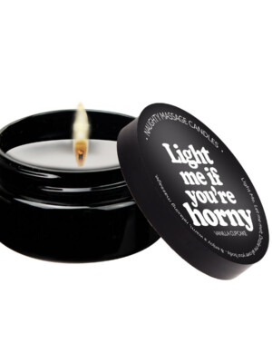 light me if you're horny massage candle 2 oz vanilla light me if you're horny massage candle 2 oz vanilla