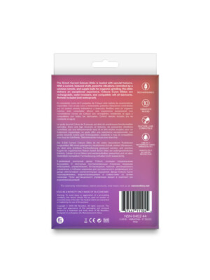 colours curve vibrating 5" dildo pink