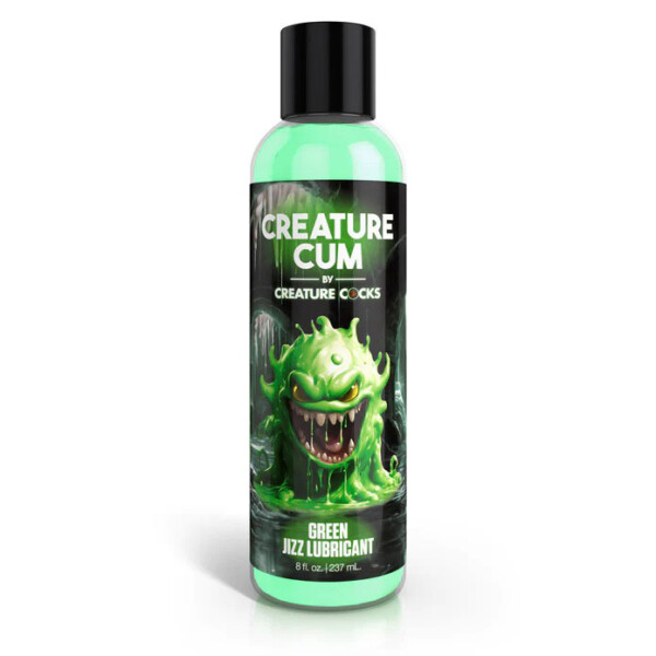 creature cum green water based lubricant 8oz