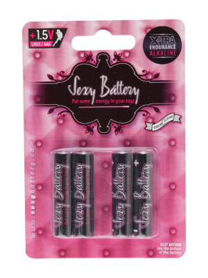 sexy battery aaa 4 pack