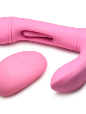 flickers g flick flicking g spot vibrator with remote pink