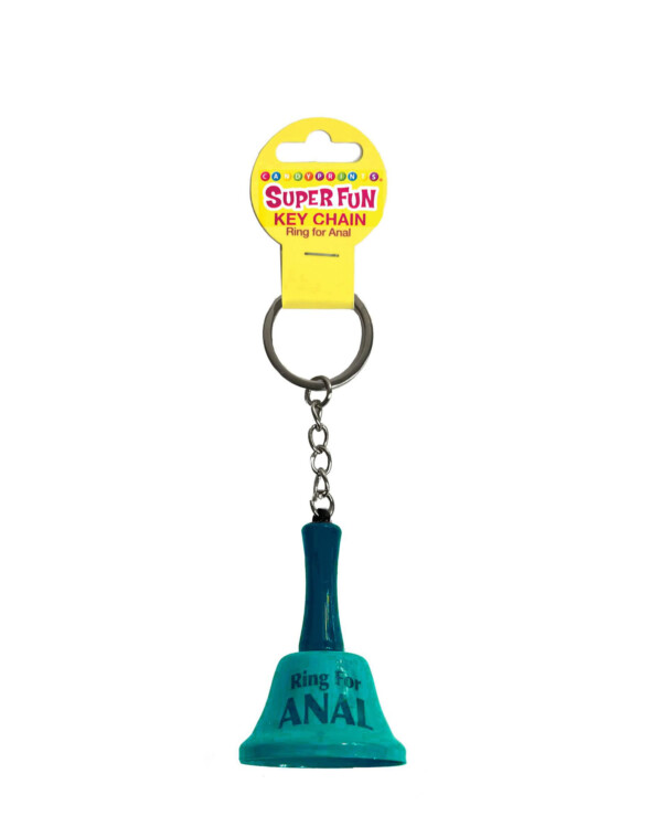 super fun key chain, ring for anal blue