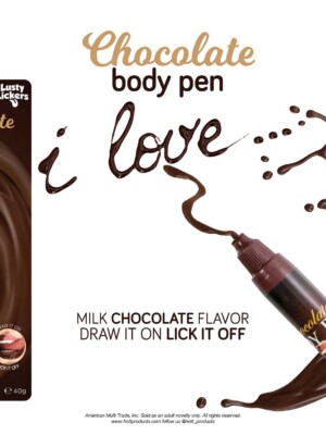 milk chocolate body pen