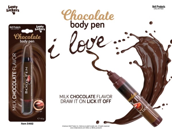 milk chocolate body pen milk chocolate body pen