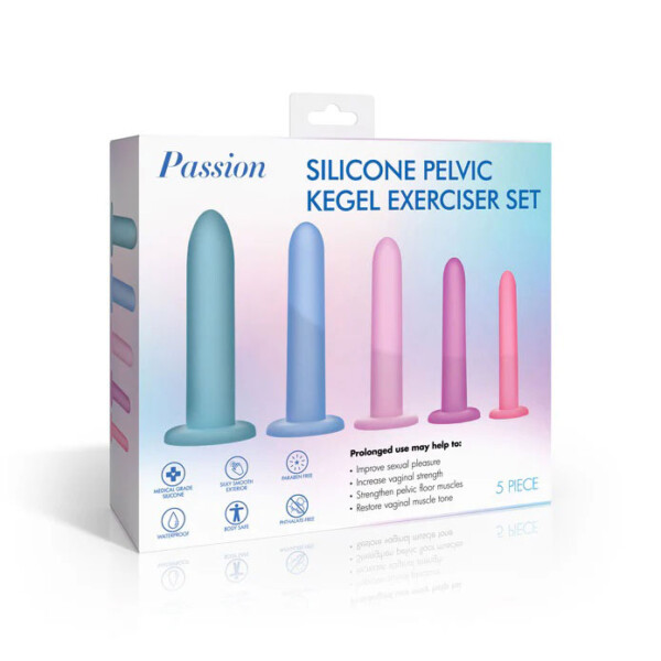 silicone pelvic kegel exerciser set
