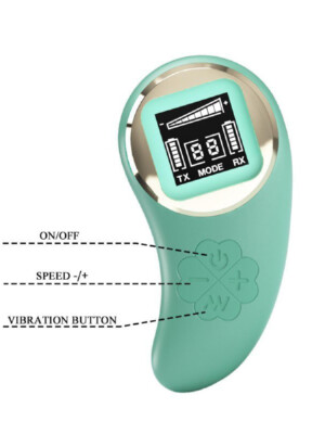 mina vibrating remote control egg turquoise