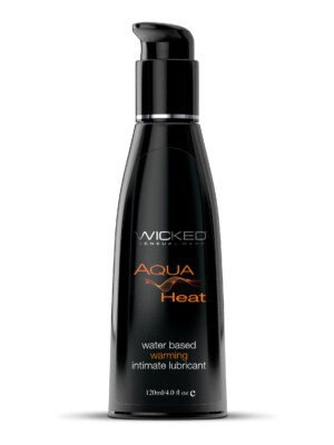 aqua heat water based warming lubricant 4 fl. oz. aqua heat water based warming lubricant 4 fl. oz.