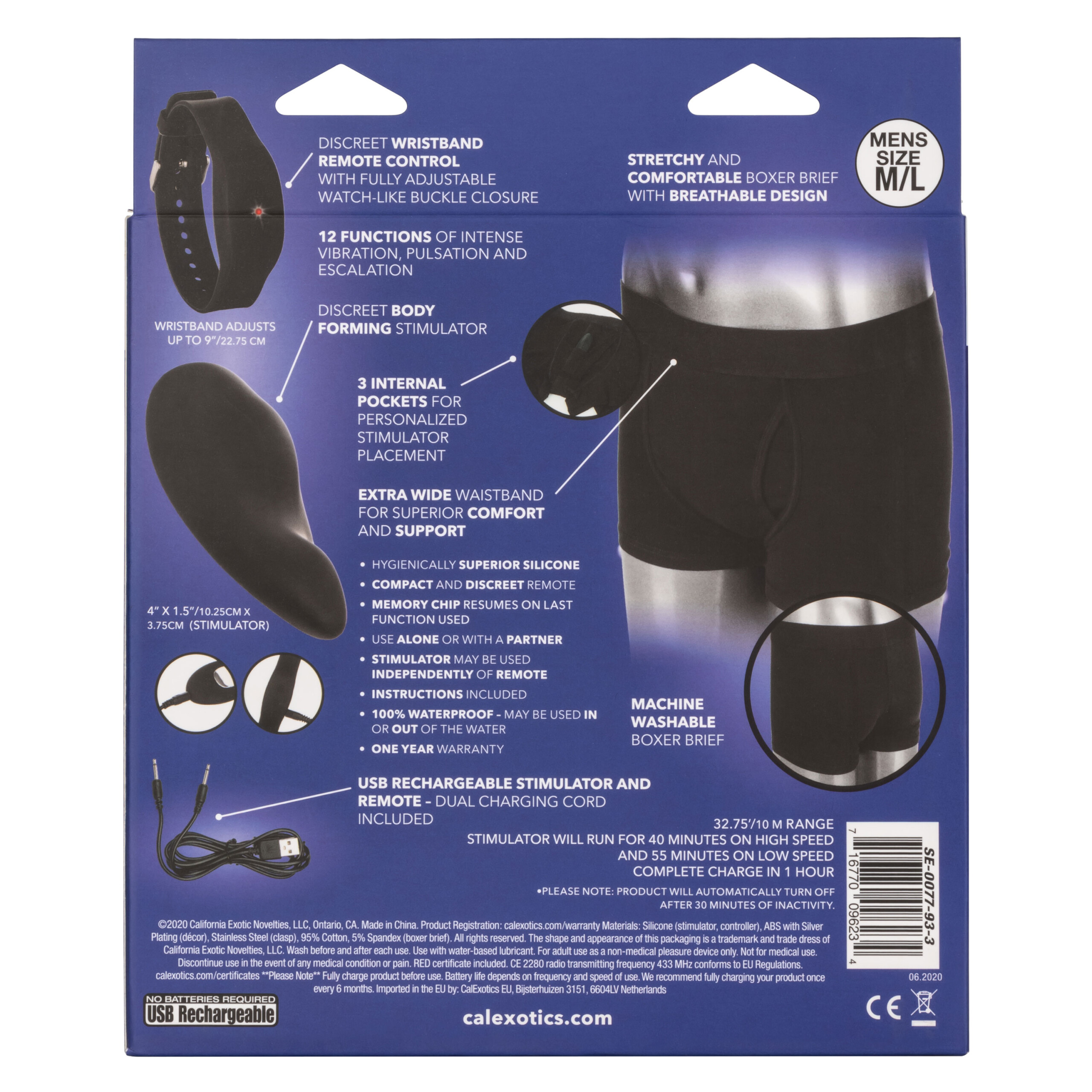 remote control boxer brief set m/l remote control boxer brief set m/l