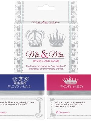 mr. and mrs. trivia card game mr. and mrs. trivia card game