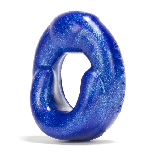 grip cockring fat padded u shaped cockring blue balls