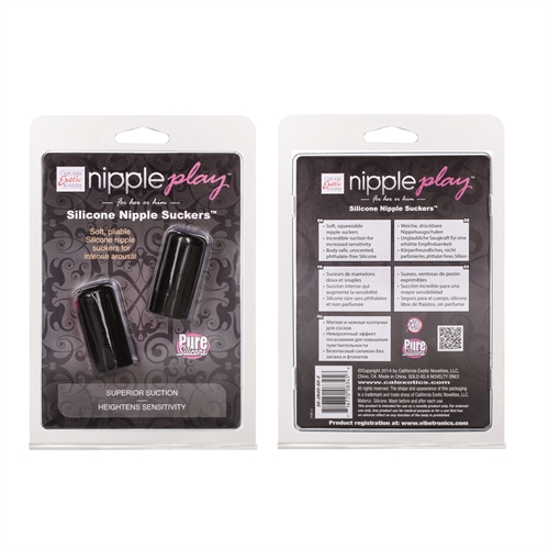 nipple play silicone nipple suckers black