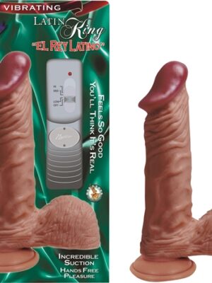 lifelike vibrating latin king