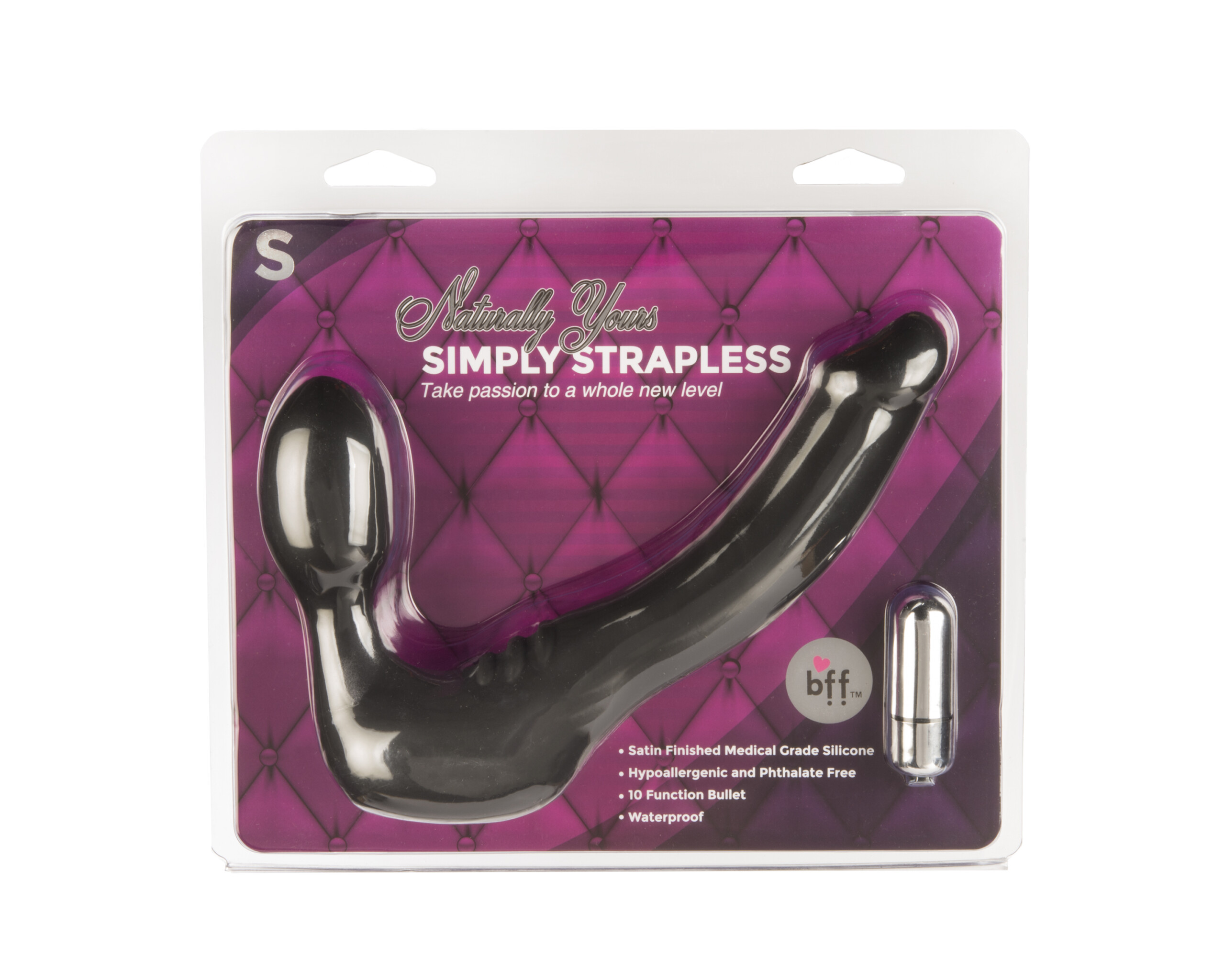 naturally yours simply strapless small black