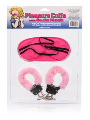 pleasure cuffs with satin mask