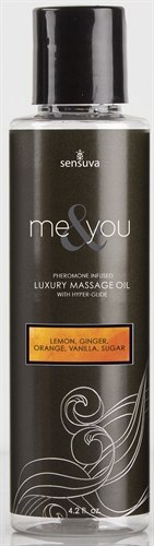 me and you massage oil lemon ginger orange vanilla sugar 4.2 fl. oz.
