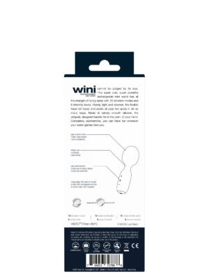 wini rechargeable mini wand black