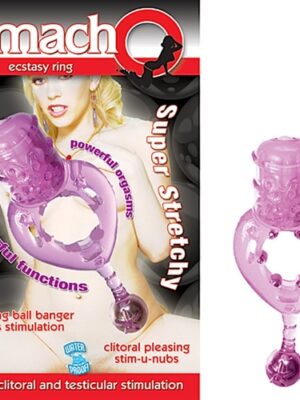 the macho ecstasy ring purple