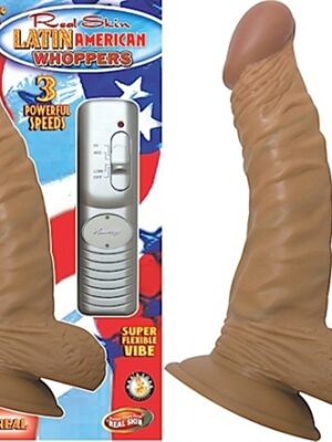 latin american whoppers 7inch vibrating dong with balls latin